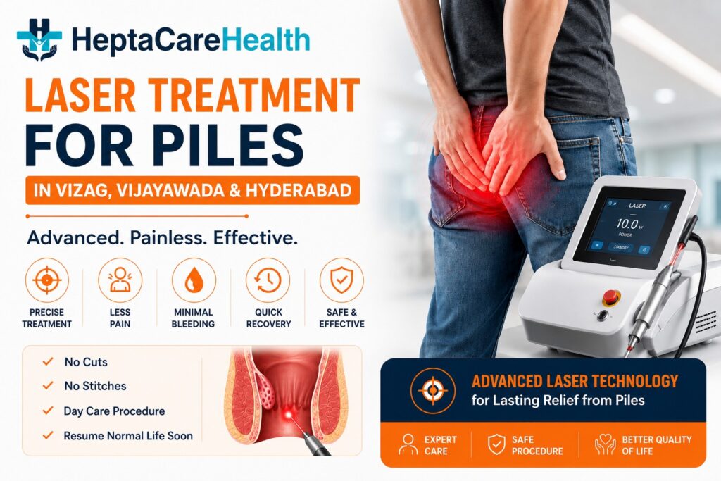 Laser Treatment for piles in Vizag, Vijayawada and Hyderabad